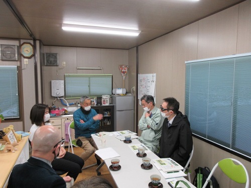 清耕園ファーム代表(左から3人目)との意見交換会