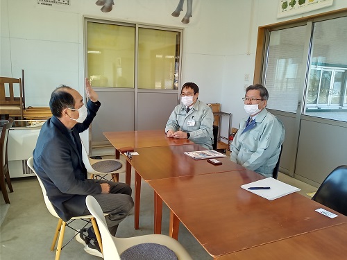 米工房いわむろで意見交換