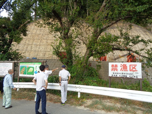 荒川頭首工での現場調査