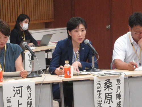 意見陳述者:桑原 悠氏