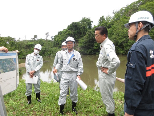 被害状況調査（ため池）（正院町）