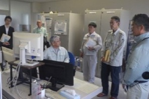 水管理システムによる用水管理状況視察(小松市・加賀三湖土地改良区)