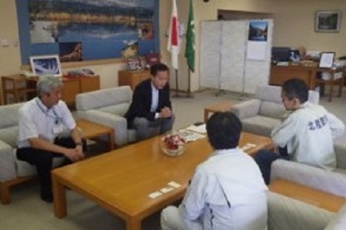 小松市・越田副市長との意見交換
