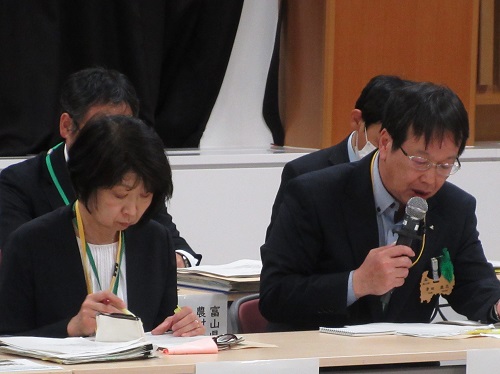 富山県からの説明