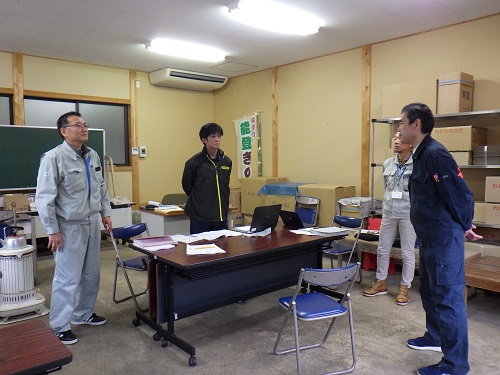 現地相談窓口の設置状況(能登町内)