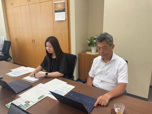 みどり戦略学生チャレンジ交流会の参加(郡局次長)