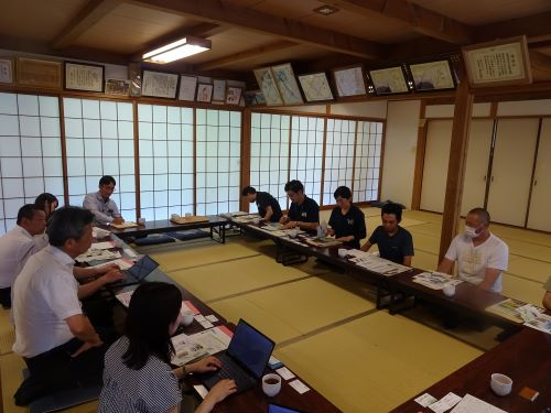 有限会社かみなか農楽舎と意見交換
