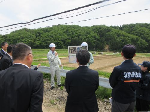 北円山地区の視察