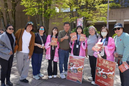 海外からの来場者にもPR