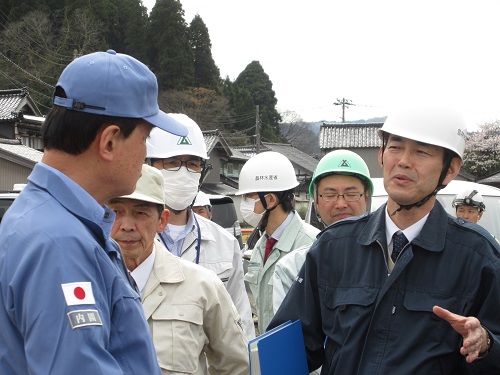 農地・農業水利施設の被害・復旧状況の現地調査(国営かんがい排水事業「氷見地区」(氷見市))