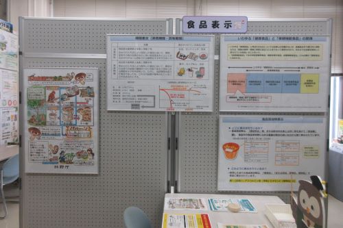 食品表示の展示
