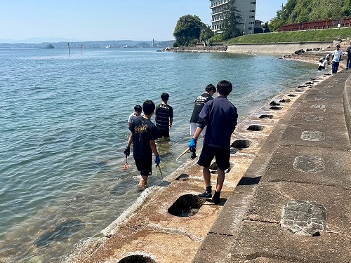 ウニを駆除!