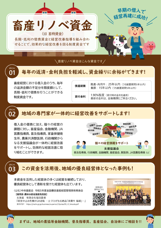 【広報用チラシ】畜産リノベ資金