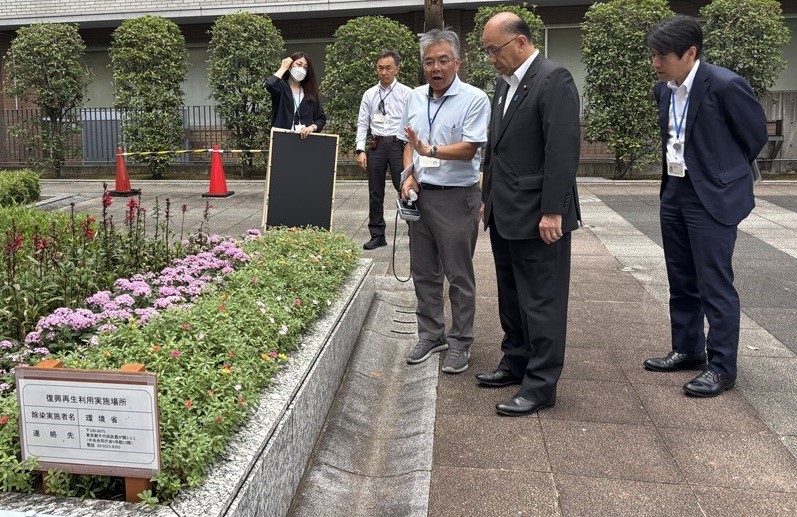 令和8年7月の根本農林水産副大臣による視察の様子