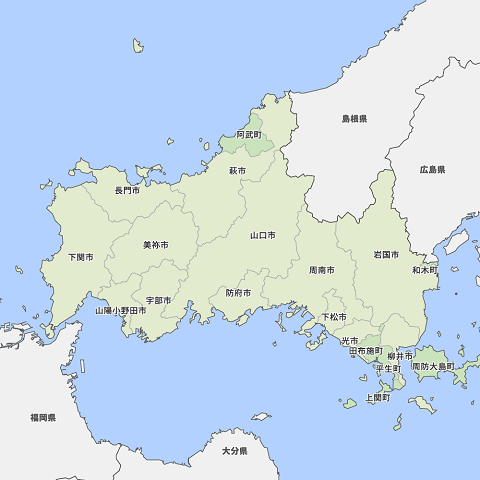 山口県_地図