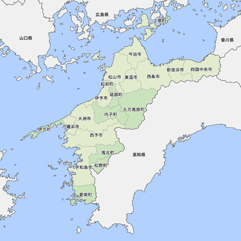 愛媛県_地図