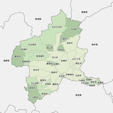 群馬県_地図