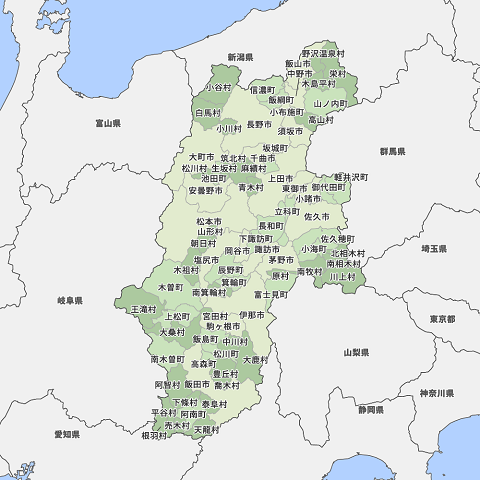 長野県_地図