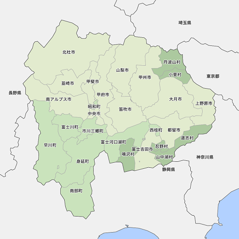 山梨県_地図