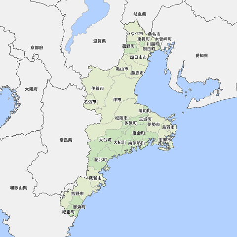 三重県_地図