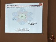 大和フード＆アグリ株式会社の藤田氏の講演画像