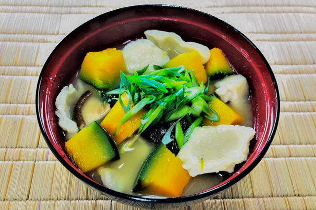 かぼちゃのだんご汁