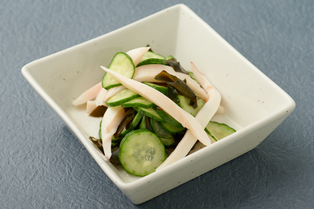 塩いかの酢の物