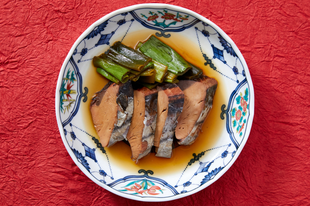 生節とねぎの煮もの