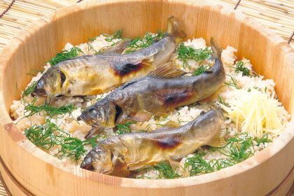鮎めし