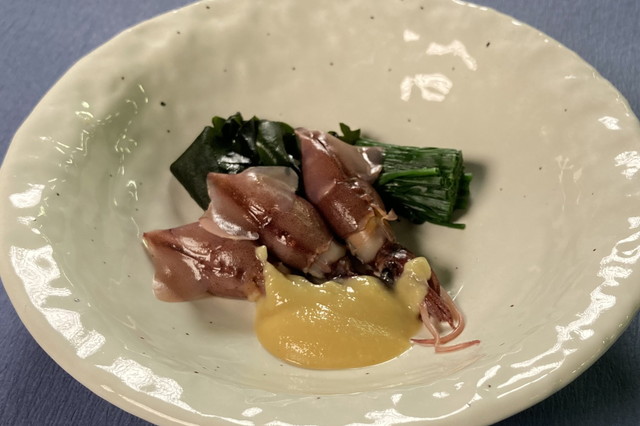 ほたるいかの酢味噌和え