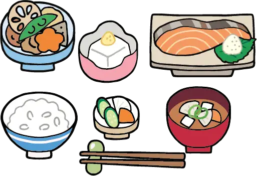 焼鮭の定食