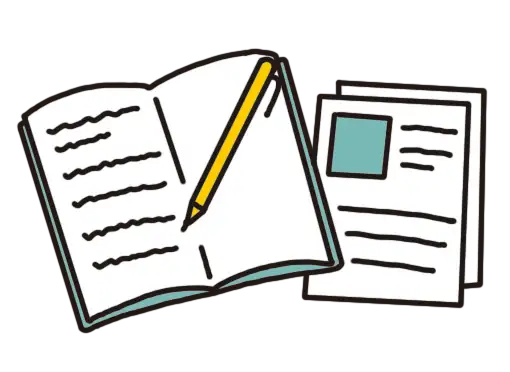 ノートと書類