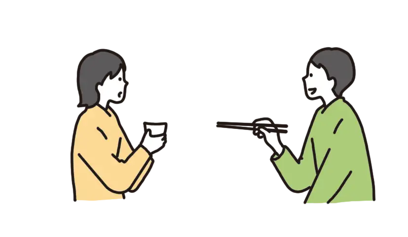 振り上げ箸