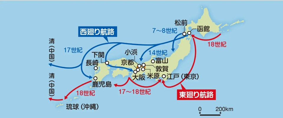 昆布の道の地図