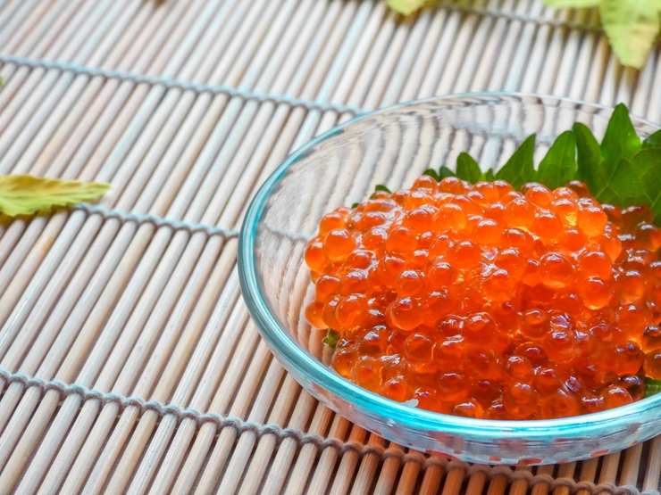 Salted fish roe products