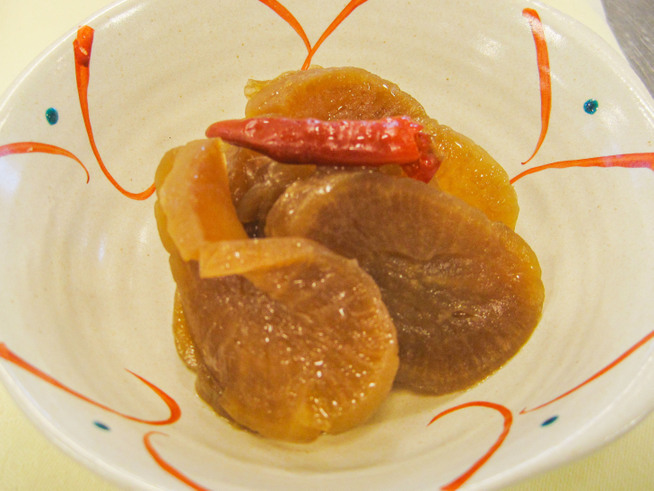 たくわんの煮たの