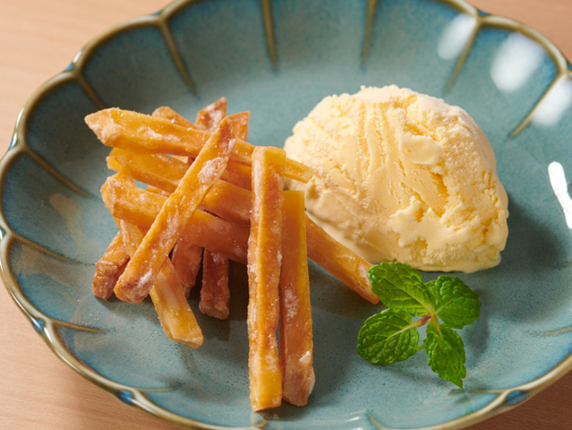 Ice cream with imokenpi