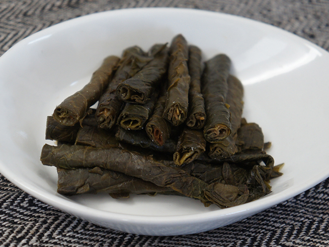 日光唐辛子のしそ巻き漬け