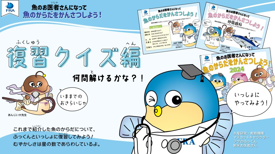 さかなのお医者さんおさらいテスト