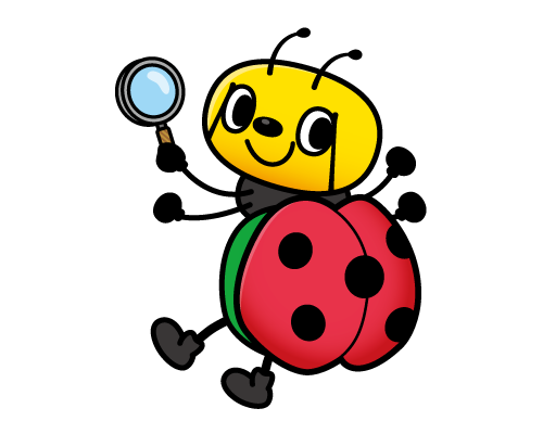 植物防疫所のミツバチのキャラクター　ぴーきゅん