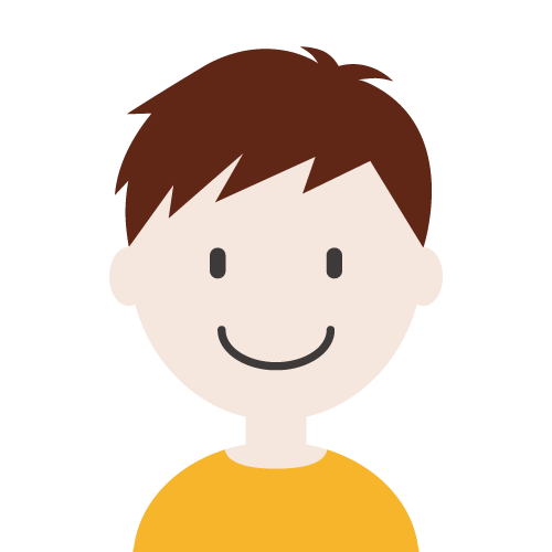 笑う男の子