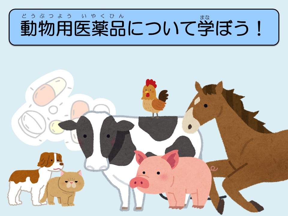 動物用医薬品について学ぼう