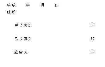 家族経営協定書（例3）