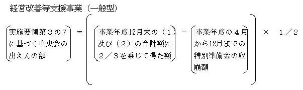 経営改善等支援事業（一般型）