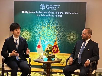 スリランカとのバイ会談