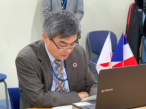 日仏農業高校オンライン交流会の写真