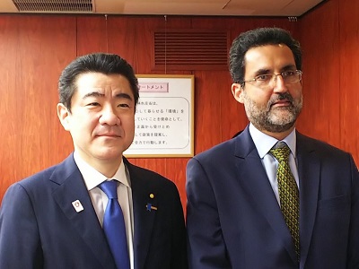 駐日ブラジル大使との会談1