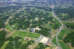 特徴的な地形を活かした谷津田（やつだ）