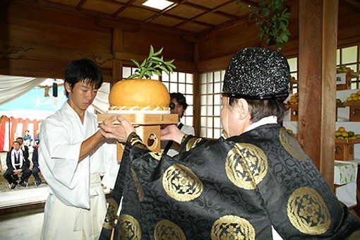 毎年10月に行われる「みかん祭」