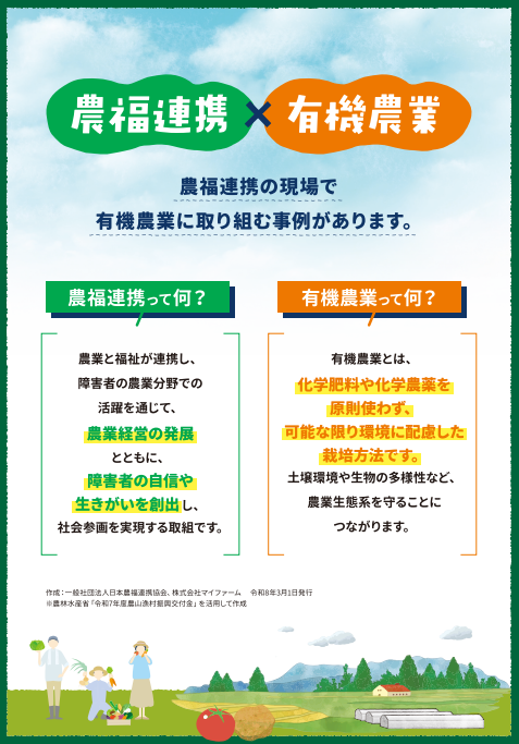 農福連携&times;有機農業　PR資料